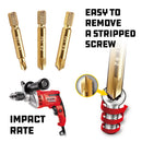 3 Piece Damaged Screw Remover Set