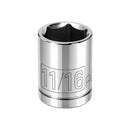 Powerbuilt 3/8 in. Drive x 11/16 in. 6 Point SAE Socket - 940530