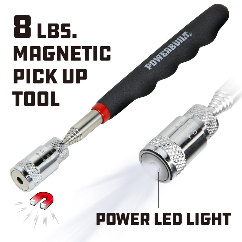 8Lb Lighted Magnetic Pick Up Tool