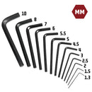25 Piece Hex Key Wrench Set