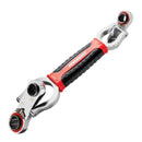 Powerbuilt 8 Size In 1 Metric Reversible Flex-Head Ratchet Wrench, 8mm to 19mm