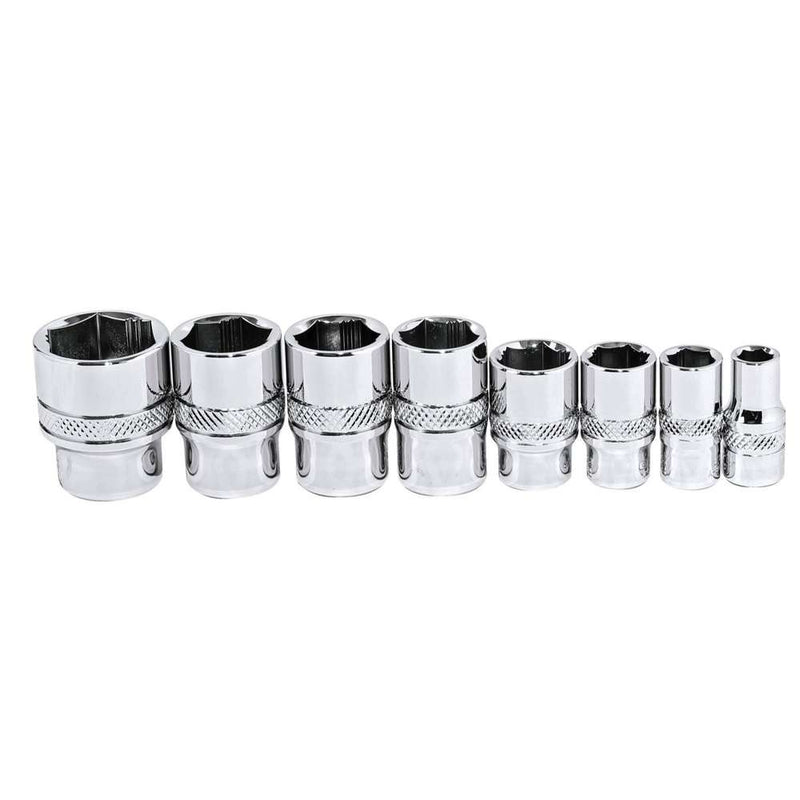 Powerbuilt 8 Piece Zeon Metric Socket Set for Damaged Bolts - 941322A