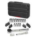 30 Piece 1/4 in. Dr. Metric Socket Set