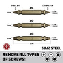3 Piece Damaged Screw Remover Set