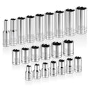 22 Piece 3/8 in. Dr. Metric 6 Pt. Socket Set