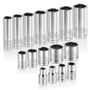 16 Piece 3/8 in. Dr. SAE 12 Pt. Socket Set