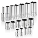 16 Piece 3/8 in. Dr. SAE 6 Pt. Socket Set