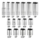 16 Piece 3/8 in. Dr. SAE 6 Pt. Socket Set