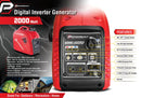 2000 Watt Portable Inverter Generator