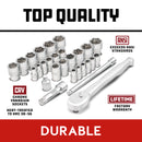 28 Piece Zeon Socket Set for Damaged Bolts