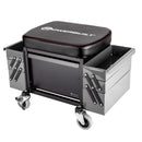 Powerbuilt Deluxe Rolling Stool With Expandable Tool Trays - 941918ECE