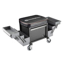 Powerbuilt Deluxe Rolling Stool With Expandable Tool Trays - 941918ECE