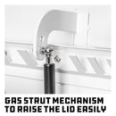 Powerbuilt 26 Inch Rapid Box Tool Box - White - 941921