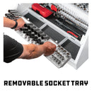 Powerbuilt 26 Inch Rapid Box Tool Box - White - 941921