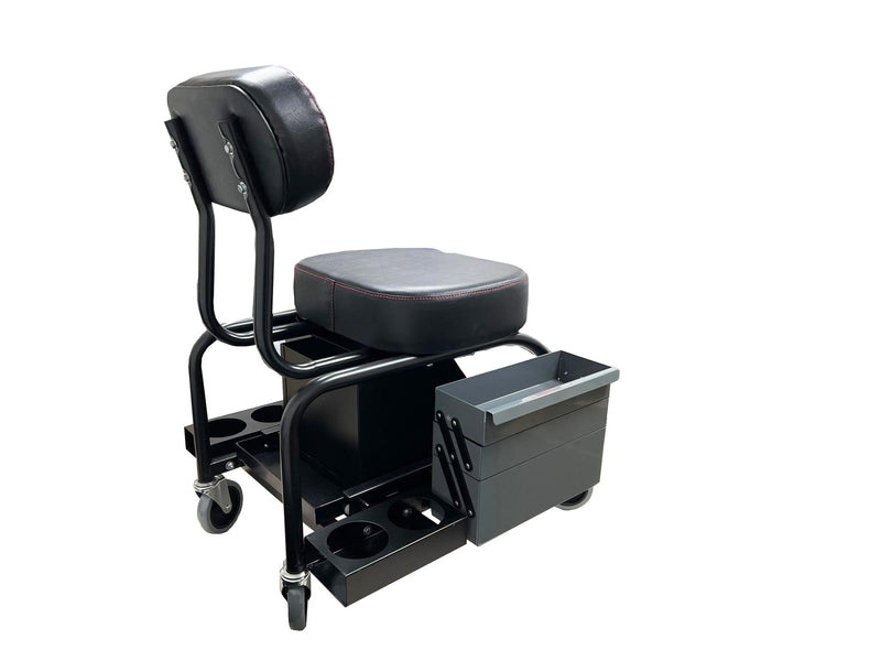 Powerbuilt Professional Shop Seat With Expandable Side Trays - 941929ECE