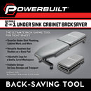Powerbuilt Foldable 2 in 1 Under Sink / Cabinet Back Saver - 941940ECE