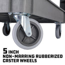 Powerbuilt 46 Inch x 26 Inch Utility Service Cart with 36 Inch x 24 Inch Tray - 941967ECE