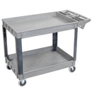 Powerbuilt 46 Inch x 26 Inch Utility Service Cart with 36 Inch x 24 Inch Tray - 941967ECE