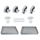 Powerbuilt 46 Inch x 26 Inch Utility Service Cart with 36 Inch x 24 Inch Tray - 941967ECE