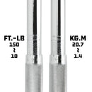 Dual Drive 3/8 in.and 1/2 in. Drive Micrometer Ratcheting Torque Wrench