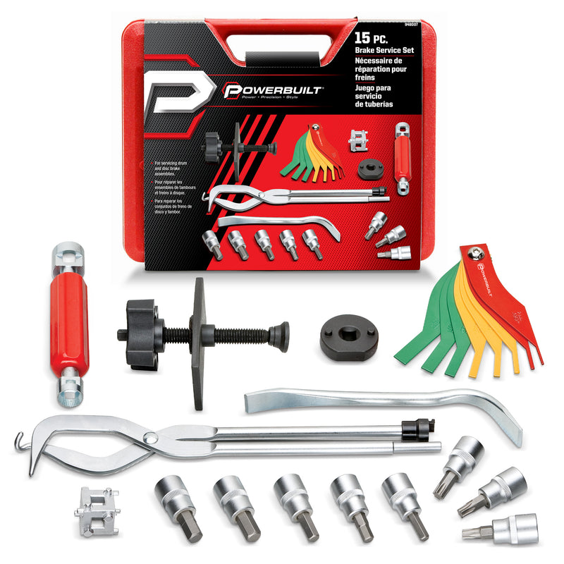 15 Piece Brake Service Kit