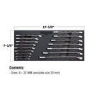 16 Piece Pro Tech Metric Combination Wrench Set