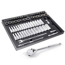 69 Piece Pro Tech 1/2 in. Dr. SAE & Metric Socket Set