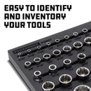 70 Piece Pro Tech 1/4 in., 3/8 in. & 1/2 in. Dr. SAE Socket Set