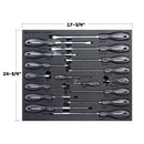 17 Piece Pro Tech Double Injection Screwdriver Set