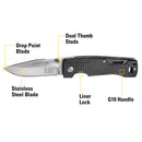 6-5/8 in. Drop-Point Folding Knife