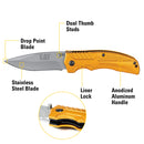 6-1/2 in. Drop-Point Folding Knife