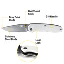 7 in. Drop-Point Folding Knife