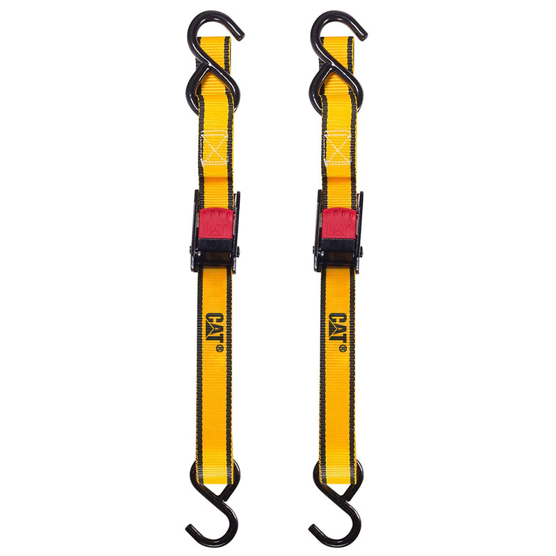 2 Piece 10 Ft. Cam Buckle Tie-Down Straps - 400 Lb.
