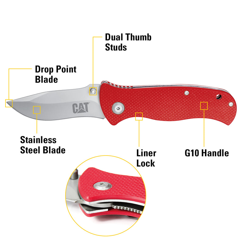 7-1/2 in. Drop-Point Folding Knife