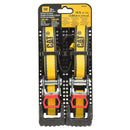 2 Piece 10 Ft. Heavy Duty Ratcheting Tie Down Straps - 1000 Lb.