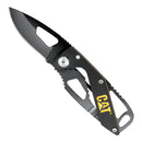 5-1/4 in. Folding Skeleton Knife with Black Stainless Steel Blade