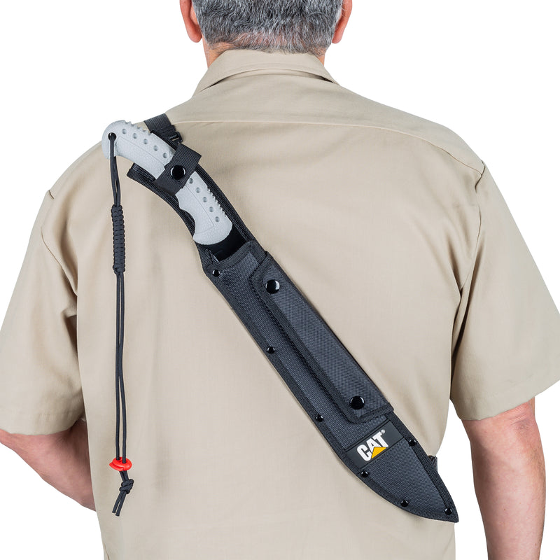 Cat 21 Inch Latin Machete with Sheath and Shoulder Strap - 980409ECT