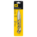 Cat 7-3/4 Inch Pocket Knife  With Glass Break - 980524