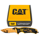 Cat 8 Inch Folding Pocket Knife with Glass Break Gift Box Set - 980646ECT