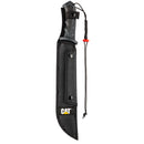 Cat 19 Inch Straight Machete/Saw with Sheath and Shoulder Strap - 980692ECT