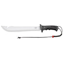 Cat 19 Inch Straight Machete/Saw with Sheath and Shoulder Strap - 980692ECT