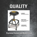 Cat Heavy-Duty Pneumatic Shop Stool, Wrinkle Powder Coat Finish - 980815ECE