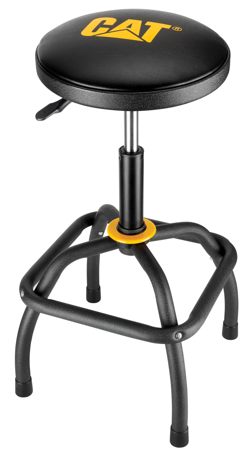 Cat Heavy-Duty Pneumatic Shop Stool, Wrinkle Powder Coat Finish - 980815ECE