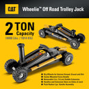 Cat 2 Ton "Wheelie" Off-Road Trolley Jack - 980883ECE