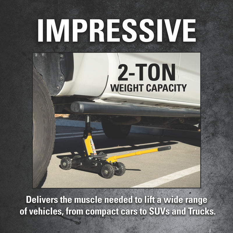 Cat 2 Ton "Wheelie" Off-Road Trolley Jack - 980883ECE