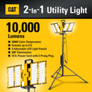 Cat 10000 Lumens 4 Panel Work Light with Tripod - 980886CWT