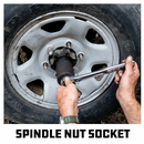 4 Lug 2-3/8 in. OD Spindle Nut Socket for GM, Dodge and Ford