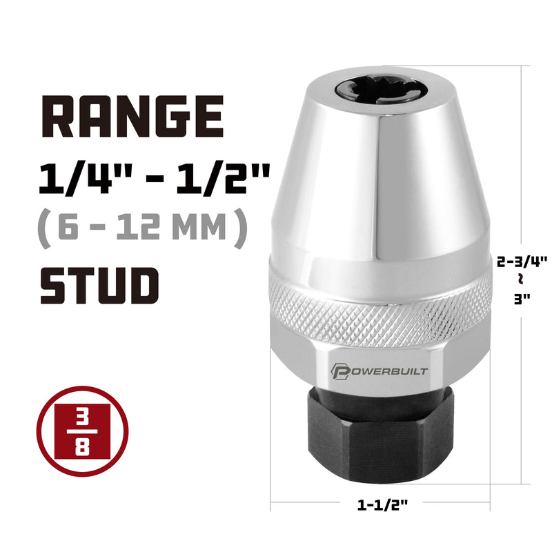 Powerbuilt 3/8 Inch Drive Stud Extractor - 647794