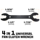 Powerbuilt 4-In-1 Universal Fan Clutch Wrench - 647750