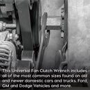 Powerbuilt 4-In-1 Universal Fan Clutch Wrench - 647750